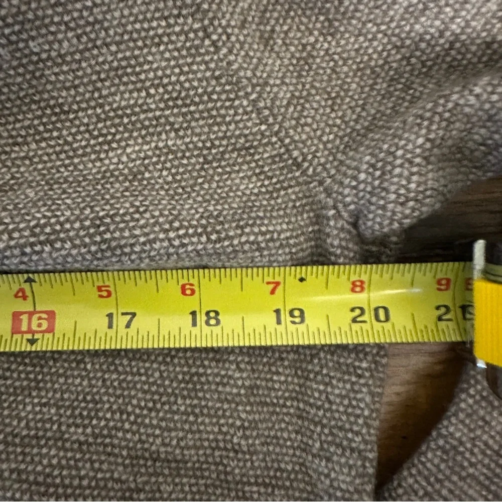 UNTUCKit Belguardo Quarter Zip Men‎ XL Brown Merino Wool Jacquard Sweater 41312
